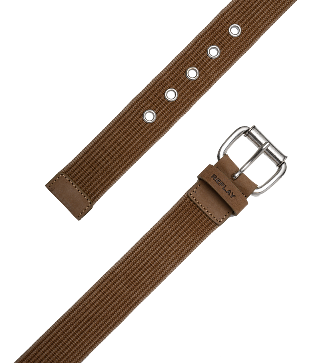 リブコットンウォッシュウェービングベルト 詳細画像 ライトブラウン 2